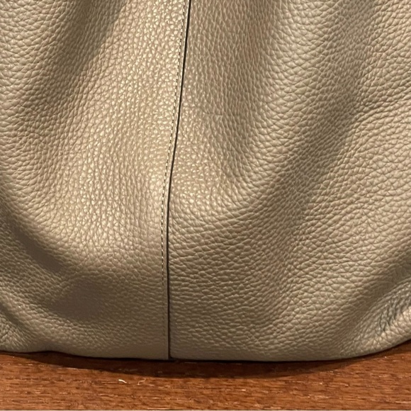 Rebecca Minkoff Grey Pebble Leather Hobo Shoulder Bag - Picture 2 of 7